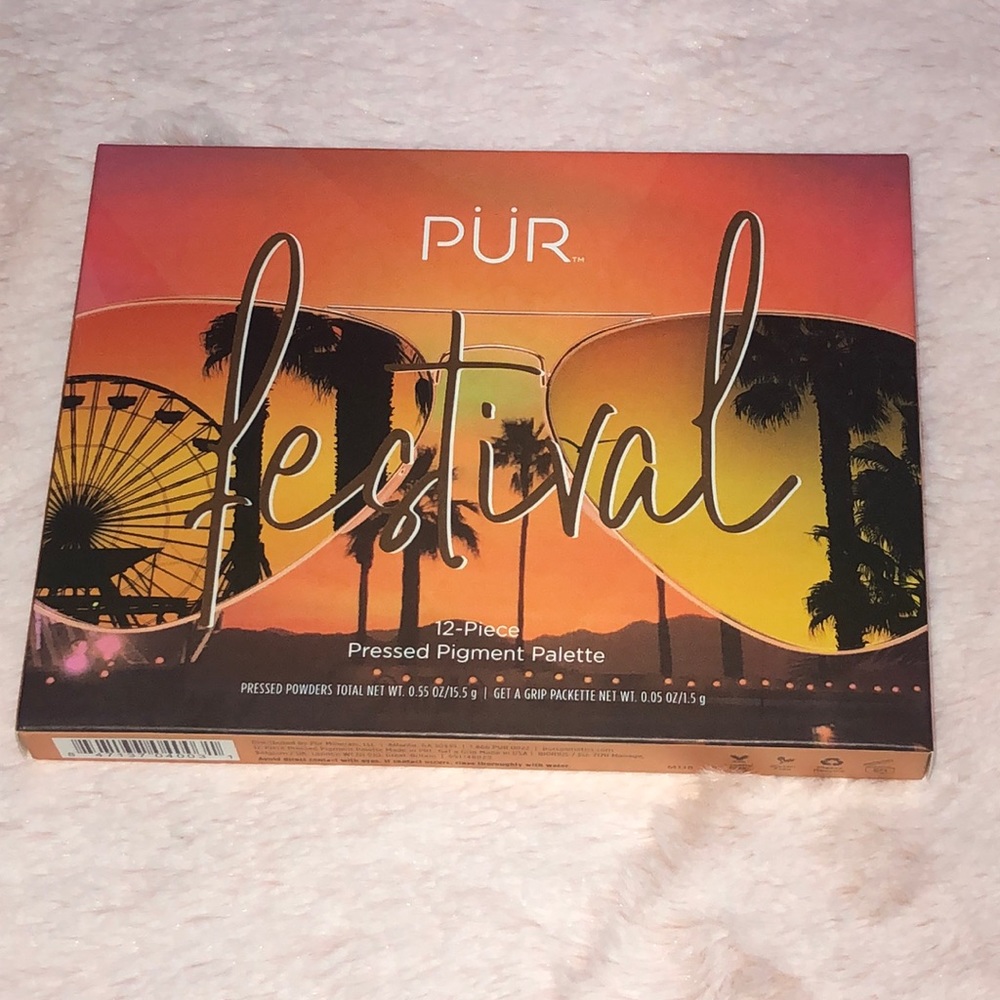 Pur festival pressed pigment eyeshadow palette